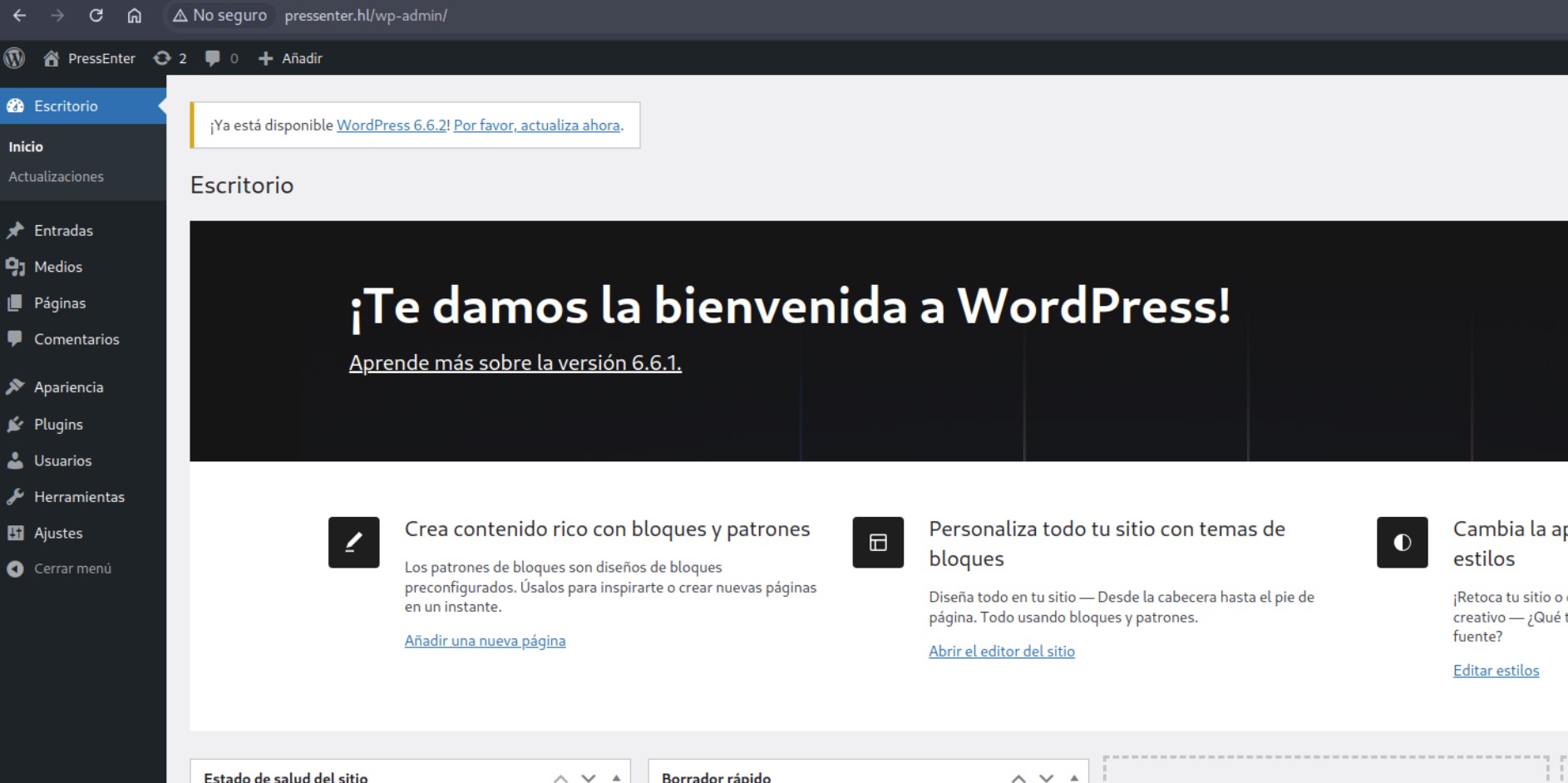 pressenter